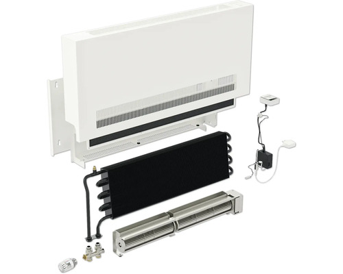 Niedertemperaturkonvektor mit Zubehör zur Raumheizung