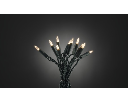 Lichterkette mit klaren Glühbirnen für den Innenbereich