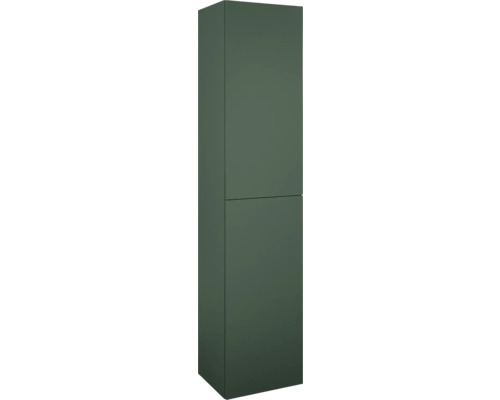 Jungborn Hochschrank BxHxT 400 x 1800 mm x 352 mm Frontfarbev forrest grün matt Hochschrank mit zwei Türen für Badezimmer