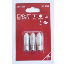 Konst Smide LED Leuchtmittel 14V 0,1W Dreierpack