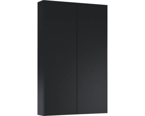 Jungborn Hängeschrank BxHxT 500 x 800 mm x 126 mm Frontfarbe schwarz matt