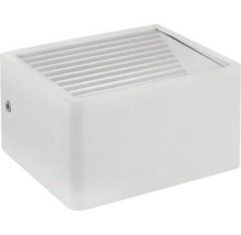 LED Außenwandleuchte 6W 600 lm 3000 K 13,5x12 cm weiß