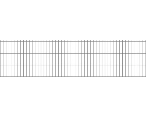 25lfm Doppelstabmattenzaun 1,63m anthrazit 6/5/6 2024 Stabmatte Zaun