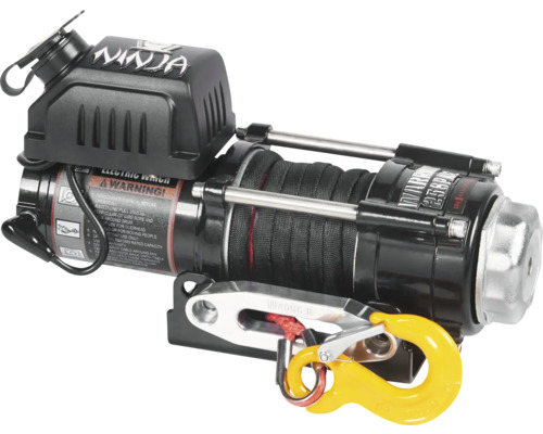 Elektrische Seilwinde mit Haken für den Einsatz im Gelände