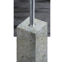 Pfostenanker zum Einbetonieren Stahl 3 x 3 x 64,4 cm verzinkt