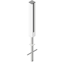 Pfostenanker zum Einbetonieren Stahl 3 x 3 x 64,4 cm verzinkt