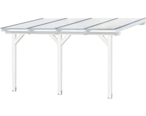 Freistehender Carport mit Polycarbonatdach