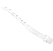 LED Lichterkette mit transparentem Kabel und LED Birne