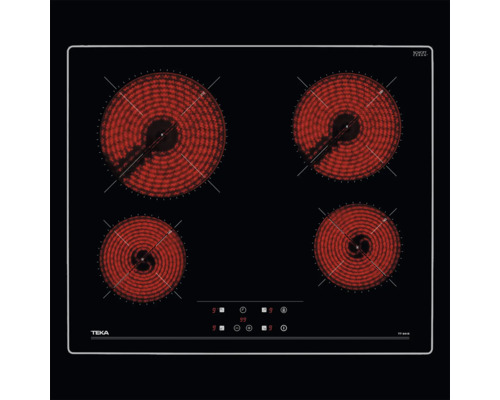 Teka Glaskeramik Kochfeld mit vier Kochzonen