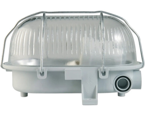 Kellerleuchte mit Drahtschutzkorb