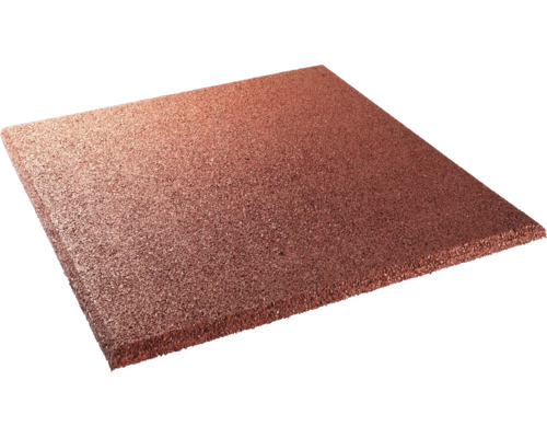 Fallschutzmatte terrasoft 50 x 50 x 2,5 cm rot-braun