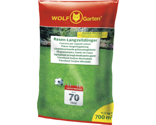 Wolf Garten Rasen Langzeitdünger Packung, 11,2 Kilogramm für 700 Quadratmeter