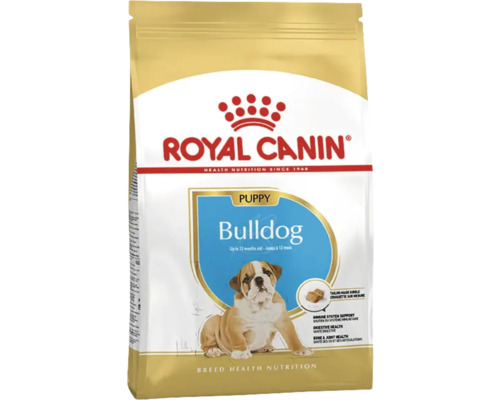 Hundefutter trocken ROYAL CANIN Bulldog Puppy Welpenfutter 12 kg Royal Canin Welpenfutter für Bulldoggen bis zwölf Monate