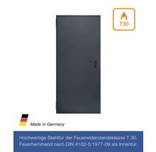 Hörmann Mehrzweck H8-5 Kellertür RAL 7016 anthrazitgrau 875x2000 mm Links/Rechts verwendbar-thumb-5