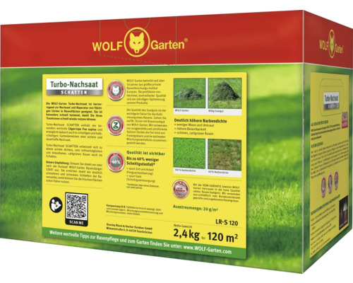 Wolf Garten Turbo Nachsaat Schatten Packung
