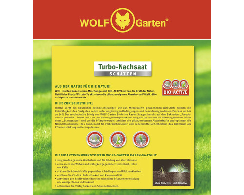 Wolf Garten Turbo-Nachsaat Schatten Produktverpackung