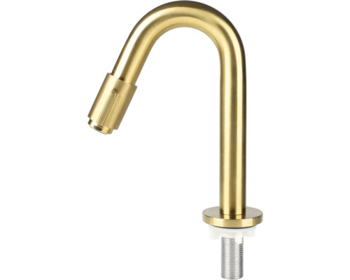 Goldener Waschbeckenarmatur-Auslauf für Badezimmer oder Küche