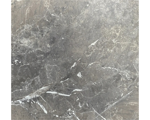 Tischplatte Galaxy Marble HPL 70×70×1,2 cm eckig grau