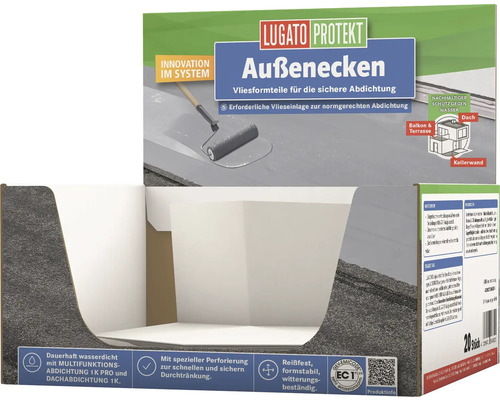 Lugato Protekt Außenecken zur sicheren Abdichtung im Karton