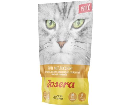 Katzenfutter nass Josera Paté Pute & Zucchini 85 g getreidefrei