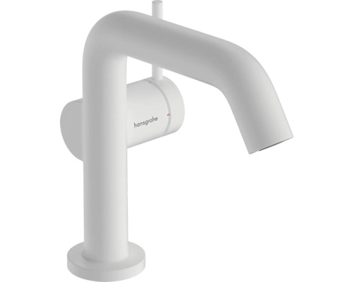 hansgrohe Waschtischarmatur TECTURIS S mit Push-Open Ablaufventil weiß matt 73320700