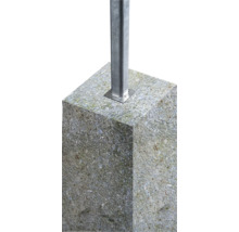 Pfostenanker zum Einbetonieren Stahl 3 x 3 x 64,4 cm verzinkt