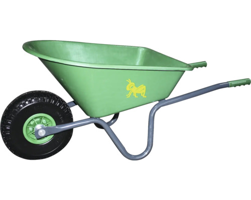 CAPITO Gartenschubkarre Grün Piraten-Logo 89 cm x 43 cm x 42 cm 20 l