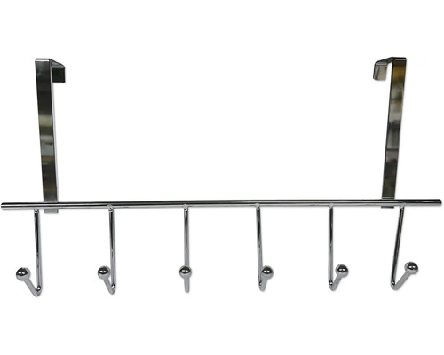 Türgarderobe mit sechs Haken zum Einhängen an Türen