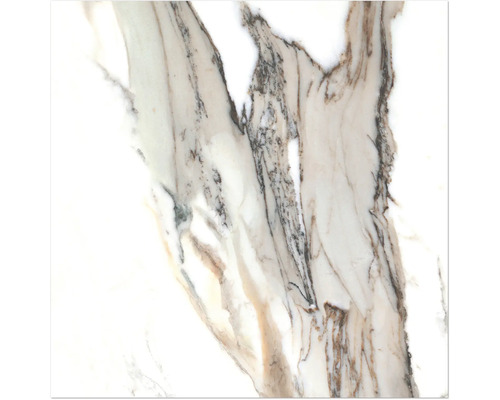 Detailaufnahme einer Fliese mit Marmorstruktur