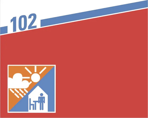 Symbol für Witterungsbeständigkeit und Wohnraum