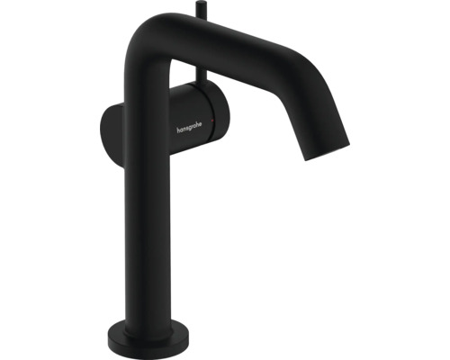 hansgrohe Waschtischarmatur TECTURIS S mit Push-Open Ablaufventil schwarz matt 73340670