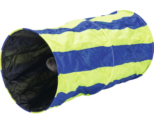 Gestreifter Spieltunnel für Haustiere