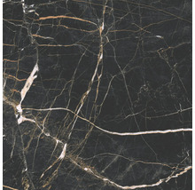 Schwarze Fliese mit Marmoroptik