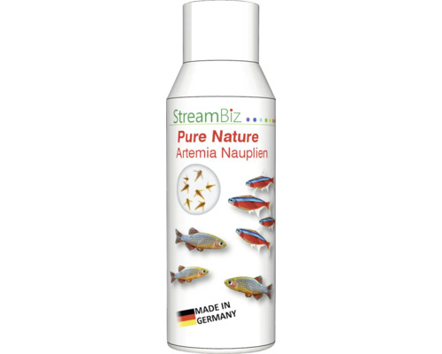Aquariumfischfutter StreamBiz Pure Nature – Artemia Nauplien 100 ml