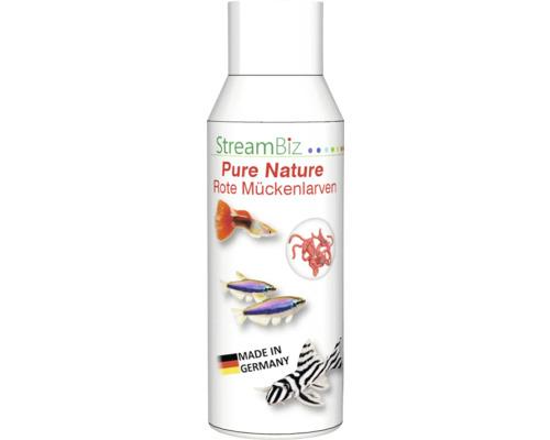 Aquariumfischfutter StreamBiz Pure Nature – Rote Mückenlarven 100 ml