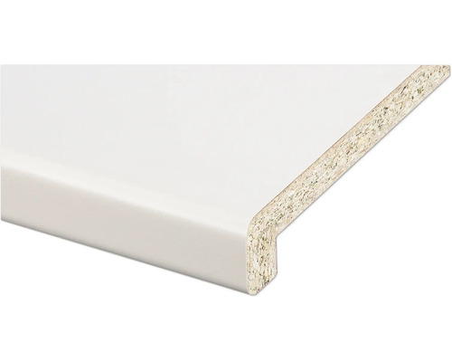 Fensterbank Weiß A103 CR mit Blende 1500x200x20 mm Regalboden aus Holzwerkstoff