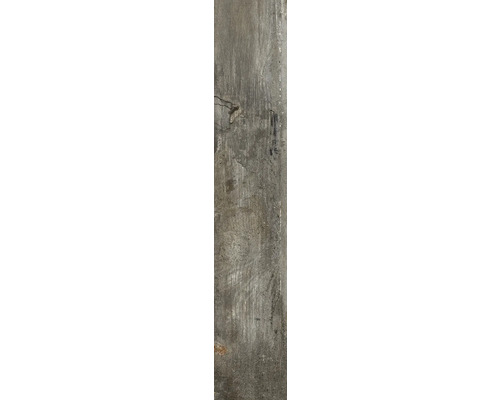Graue Bodenfliese mit Holzoptik