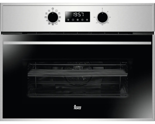 TEKA Kompaktbackofen HSC644S Nutzvolumen 48 l Maße BxHxT 595 mm x 445 mm x 559 mm Teka Ofen mit digitaler Anzeige und Drehknöpfen