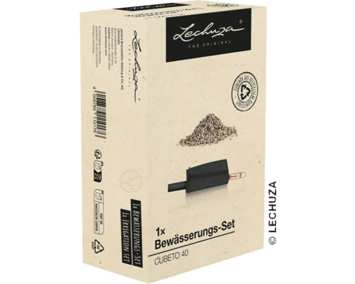 Lechuza Pflanzgefäß-Set Weiß 40x40x76cm – Mit Cleverem Bewässerungssystem & Wasserstandsanzeige