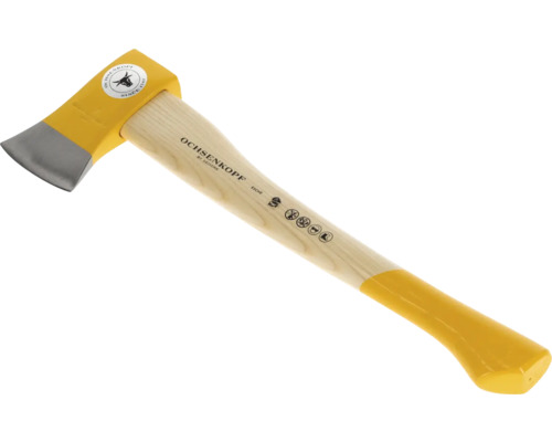 Ochsenkopf Spaltaxt mit Holzstiel