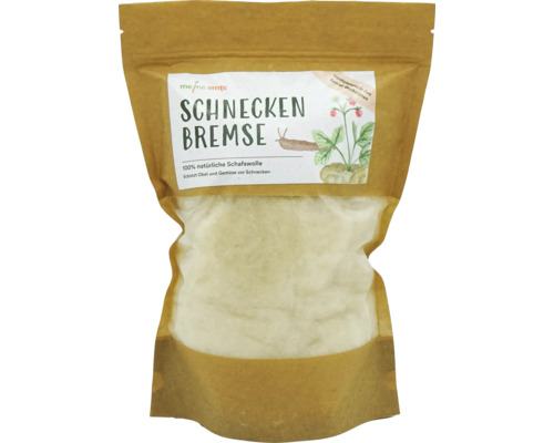 Schneckenschutz meine Ernte Schneckenbremse aus 100 % Schafwolle, ohne Gift, lose ca. 75 g, für ca. 12 - 15 Pflanzen