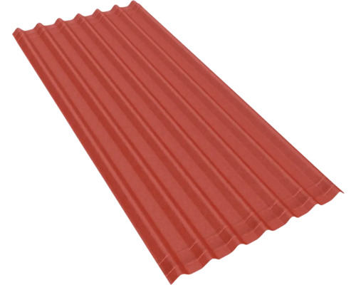 Onduline® Duro SX 35 Bitumenplatte im Trapezprofil 96/38 intensiv rot 2000 mm x 820 mmx 3,5 mm