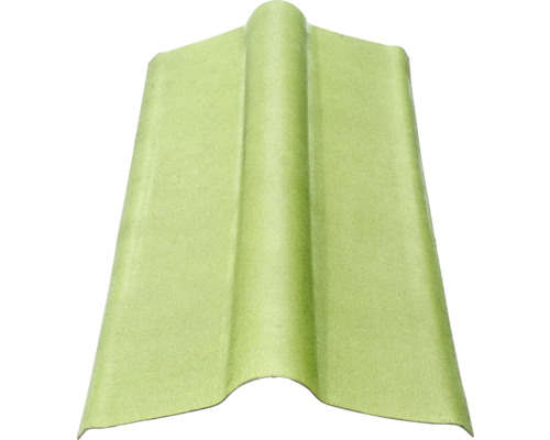 Onduline® Firsthaube intensiv grün 1000 mm x 420 mm x 3 mm Grüne Dachplatte aus Kunststoff