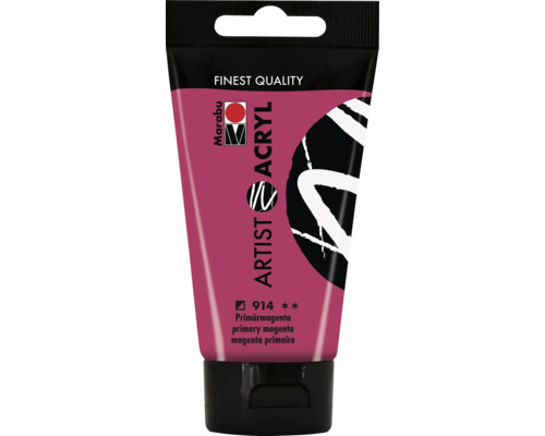 Marabu Künstler- Acrylfarbe Artist Acryl 914 primärmagenta 75 ml