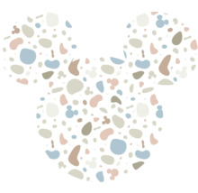 Fototapete Vlies DD1-068 Into Wonderland Mickey Head Ø 128 cm 1-tlg. 128 x 128 cm