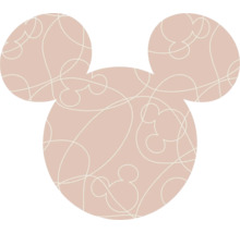 Micky Maus Muster mit geschwungenen Linien
