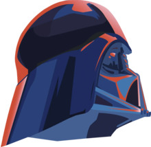 Darth Vader stilisierte Illustration