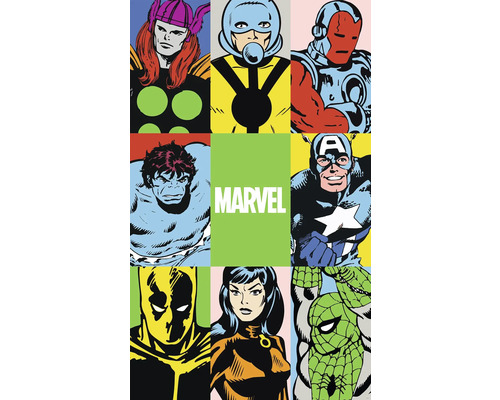 Fototapete Vlies DX3-151 Into Wonderland Marvel PowerUp 3-tlg. 150 x 250 cm