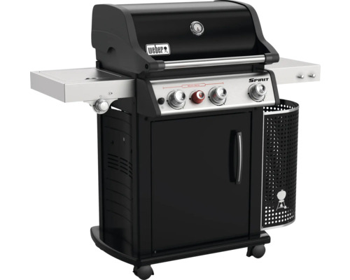 Weber Spirit Gasgrill mit Unterschrank und Seitenablage
