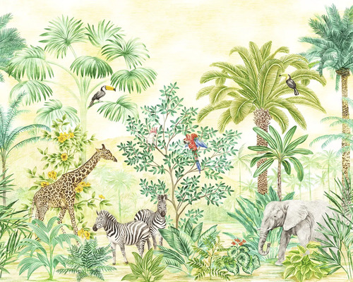 Fototapete Vlies IAX7-0010 Into Wonderland Jungle Adventure 350 x 280 cm 7-tlg. 350 x 280 cm Fototapete Vlies IAX7-0010 Into Wonderland Jungle Adventure 350 x 280 cm 7-tlg. 350 x 280 cm